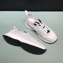 Dior Oblique Printed Suede Sneakers For Men And Women White