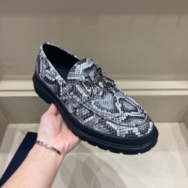 Dior Co Branded Shawn Stussy Leather Shoes For Men Black 