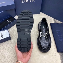 Dior Co Branded Shawn Stussy Leather Shoes For Men