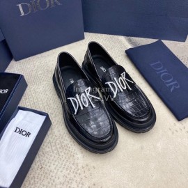 Dior Co Branded Shawn Stussy Leather Shoes For Men