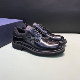Dior Black Calf Leather Lace Up Business Shoes For Men