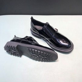 Dior Black Calf Leather Business Shoes For Men