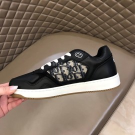 Dior Oblique Printed Casual Sneakers For Men And Women Black