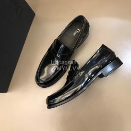 Dior Fashion Calf Leather Business Shoes For Men Black
