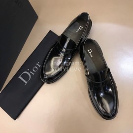 Dior Fashion Calf Leather Business Shoes For Men Black