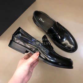 Dior Fashion Calf Leather Business Shoes For Men Black
