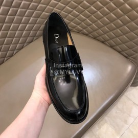 Dior Fashion Calf Leather Business Shoes For Men Black