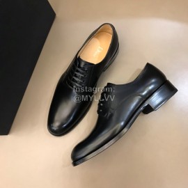 Dior Calf Leather Lace Up Business Shoes For Men Black