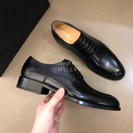 Dior Calf Leather Lace Up Business Shoes For Men Black
