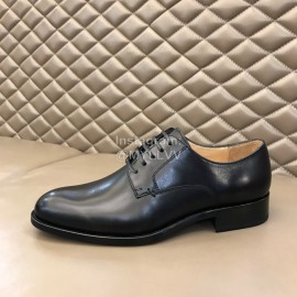 Dior Calf Leather Lace Up Business Shoes For Men Black