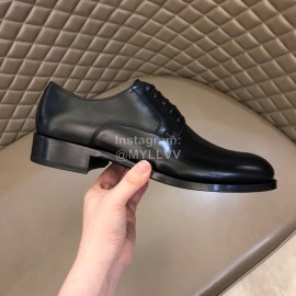 Dior Calf Leather Lace Up Business Shoes For Men Black