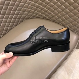 Dior Calf Leather Lace Up Business Shoes For Men Black