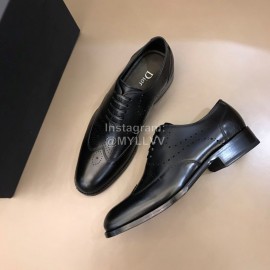 Dior Cowhide Lace Up Black Business Shoes For Men 