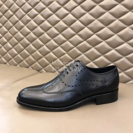Dior Cowhide Lace Up Black Business Shoes For Men 
