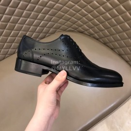 Dior Cowhide Lace Up Black Business Shoes For Men 