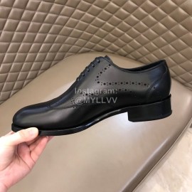 Dior Cowhide Lace Up Black Business Shoes For Men 