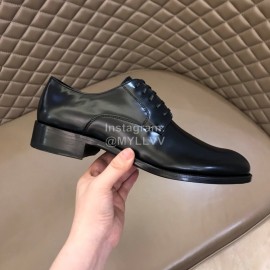 Dior Black Cowhide Lace Up Casual Business Shoes For Men 