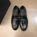 Dior Black Cowhide Metal Buckle Casual Business Shoes For Men 