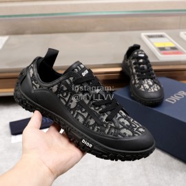Dior Oblique Printed Jacquard Fabric Sneakers For Men