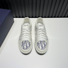 Dior Oblique Printed Mesh Cowhide Casual Sneakers For Men 