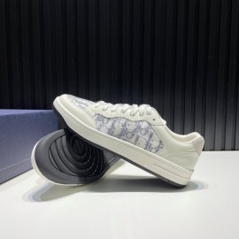 Dior Oblique Printed Mesh Cowhide Casual Sneakers For Men 