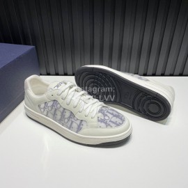 Dior Oblique Printed Mesh Cowhide Casual Sneakers For Men 
