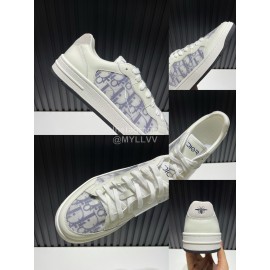 Dior Oblique Printed Mesh Cowhide Casual Sneakers For Men 