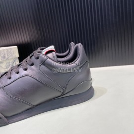 Dior Fashion Black Leather Casual Sneakers For Men 