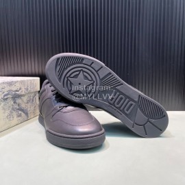 Dior Fashion Black Leather Casual Sneakers For Men 