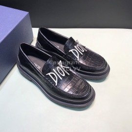 Dior Vintage Crocodile Leather Casual Shoes For Men