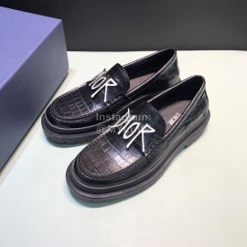 Dior Vintage Crocodile Leather Casual Shoes For Men