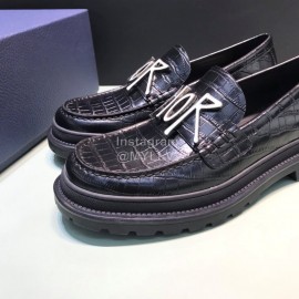 Dior Vintage Crocodile Leather Casual Shoes For Men