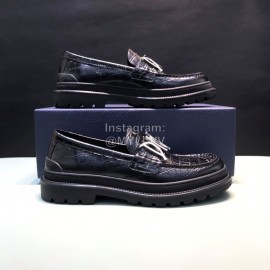 Dior Vintage Crocodile Leather Casual Shoes For Men