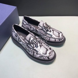 Dior Vintage Python Cow Leather Casual Shoes For Men