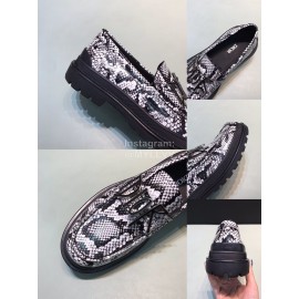 Dior Vintage Python Cow Leather Casual Shoes For Men