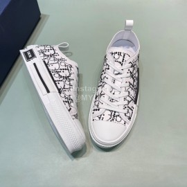 Dior Black Oblique Pearl Casual Sneakers For Men And Women