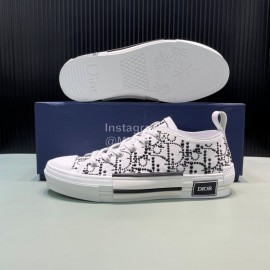 Dior Black Oblique Pearl Casual Sneakers For Men And Women