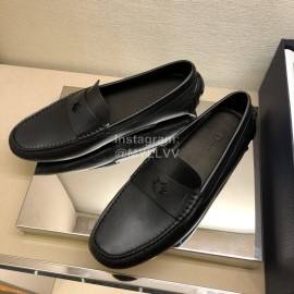 Dior Black Calf Leather Antiskid Casual Shoes For Men