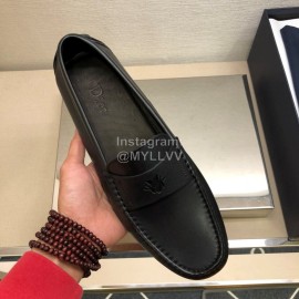 Dior Black Calf Leather Antiskid Casual Shoes For Men