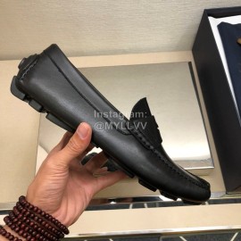 Dior Black Calf Leather Antiskid Casual Shoes For Men