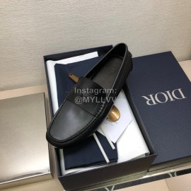 Dior Black Calf Leather Antiskid Casual Shoes For Men