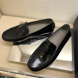 Dior Calf Leather Antiskid Casual Shoes Black For Men