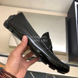 Dior Calf Leather Antiskid Casual Shoes Black For Men