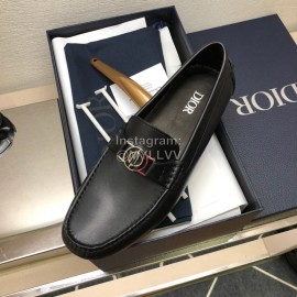 Dior New Calf Leather Antiskid Casual Shoes Black For Men