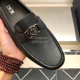 Dior New Calf Leather Antiskid Casual Shoes Black For Men