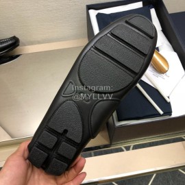 Dior New Calf Leather Antiskid Casual Shoes Black For Men