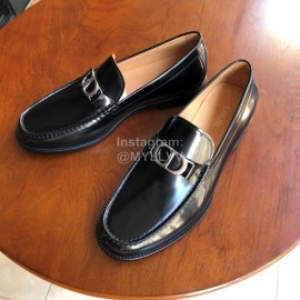 Dior Black Calfskin Metal Buckle Casual Shoes For Men 