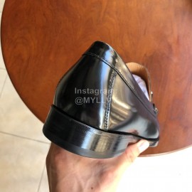 Dior Black Calfskin Metal Buckle Casual Shoes For Men 