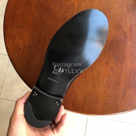 Dior Black Calfskin Metal Buckle Casual Shoes For Men 