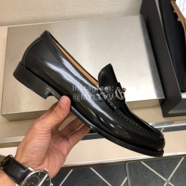 Dior Black Calfskin Metal Buckle Business Shoes For Men 